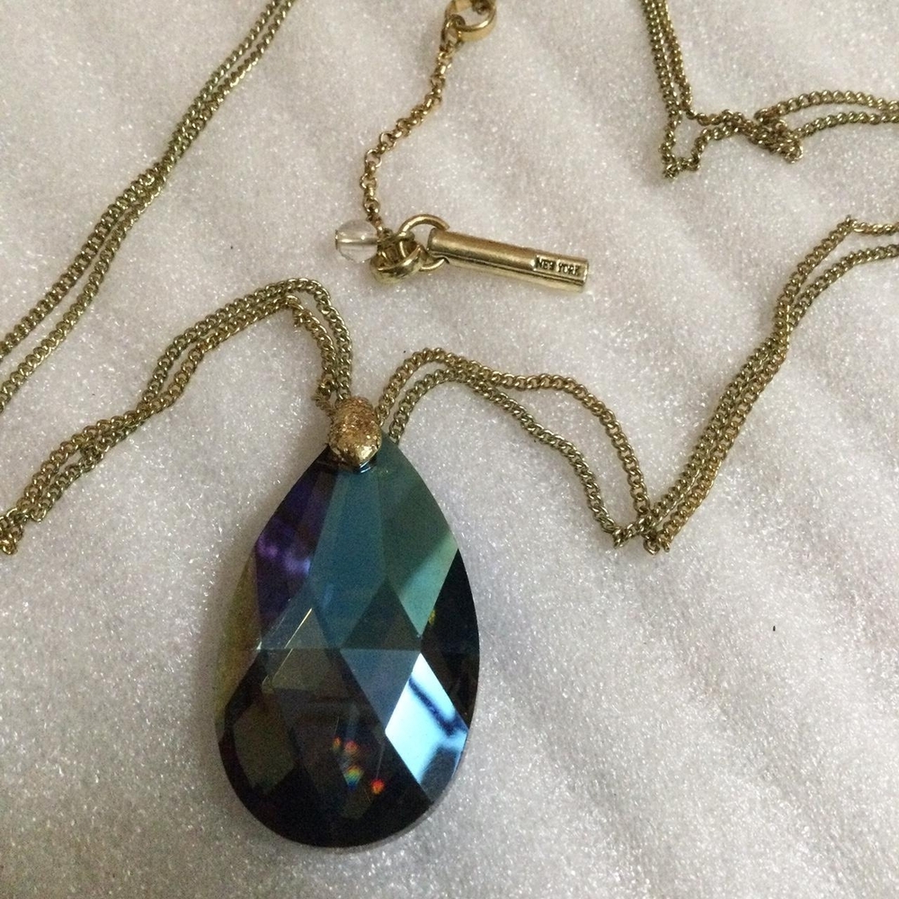 Peacock Crystal Necklace